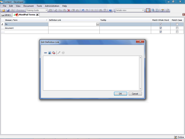 Screen image of this step