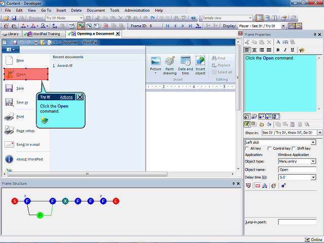 Screen image of this step