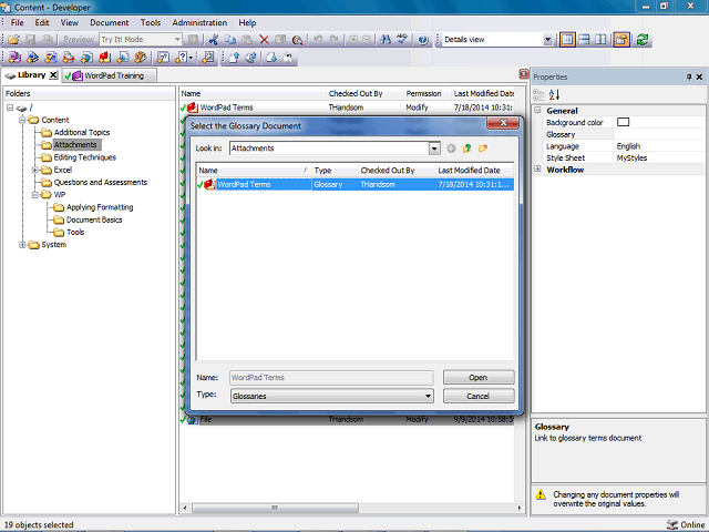 Screen image of this step