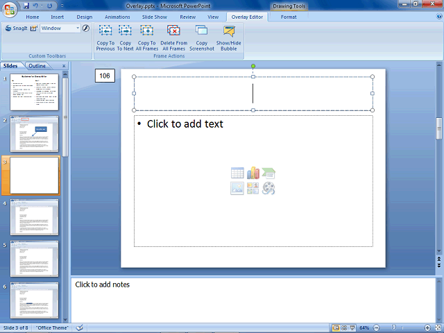 Screen image of this step