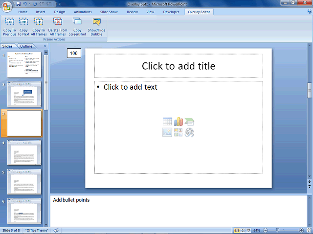 Screen image of this step