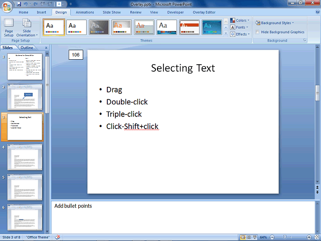 Screen image of this step
