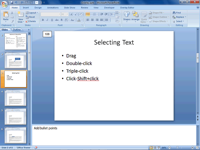 Screen image of this step