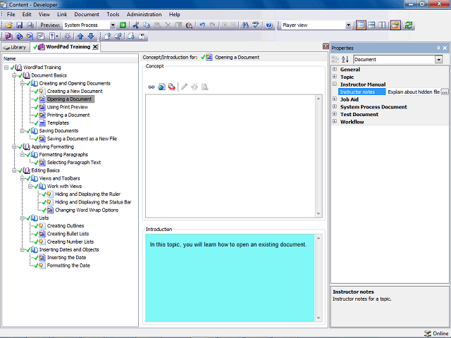 Screen image of this step