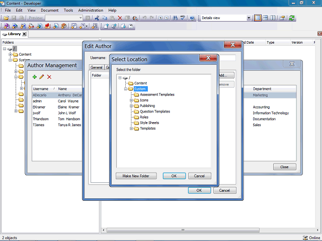 Screen image of this step