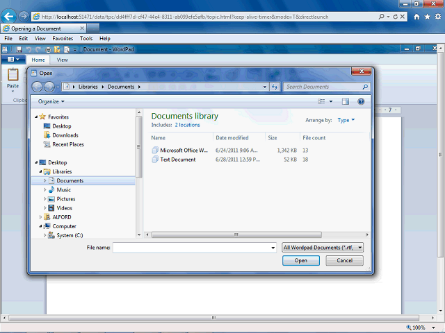 Screen image of this step