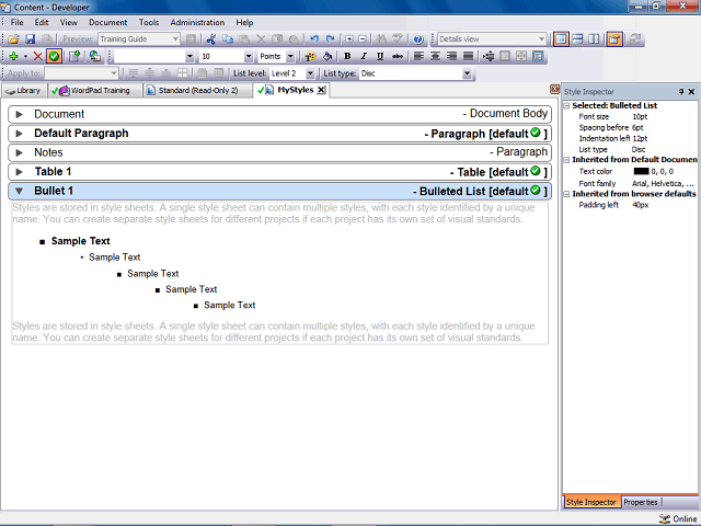 Screen image of this step