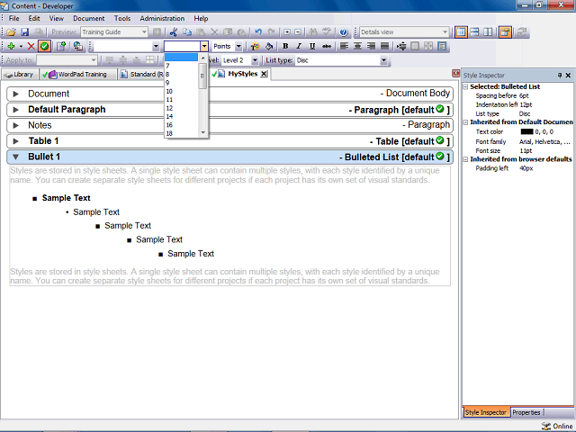 Screen image of this step