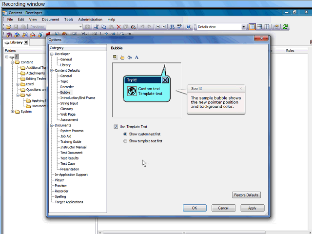 Screen image of this step