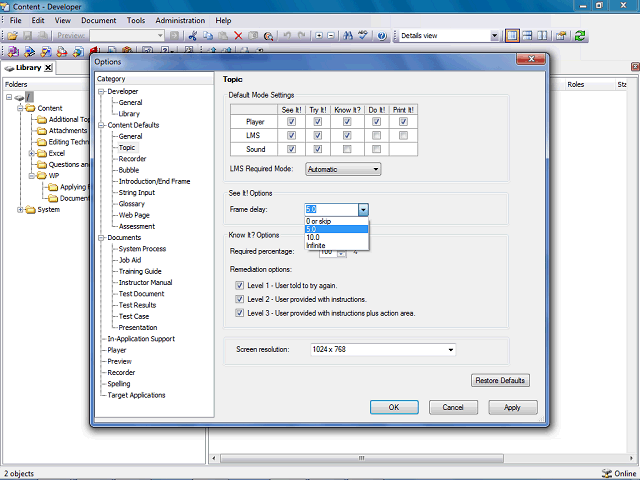 Screen image of this step