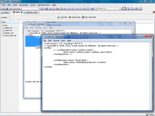 Screen image of this step