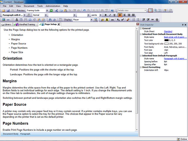 Screen image of this step