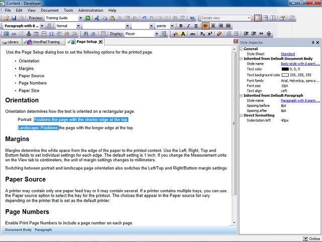 Screen image of this step