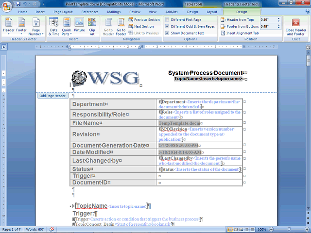 Screen image of this step