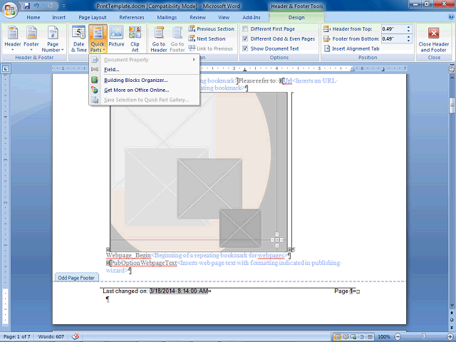 Screen image of this step