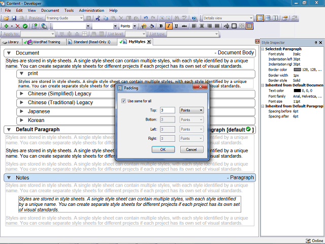 Screen image of this step