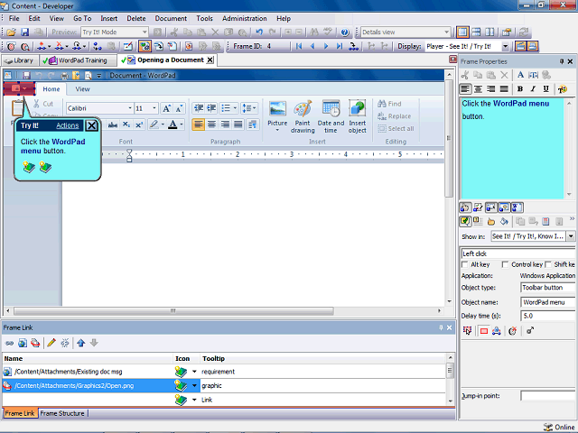 Screen image of this step