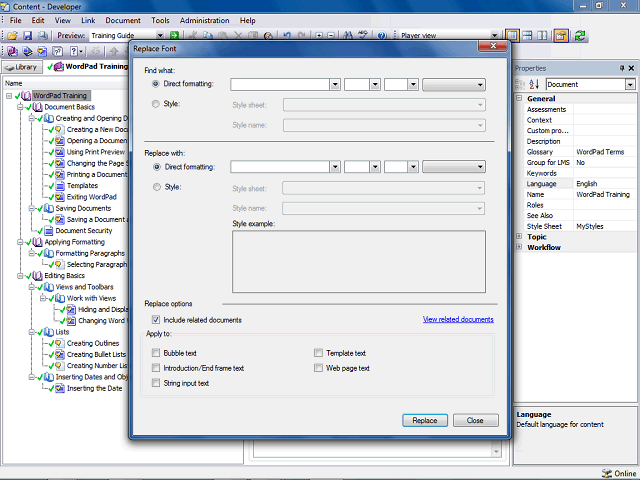 Screen image of this step