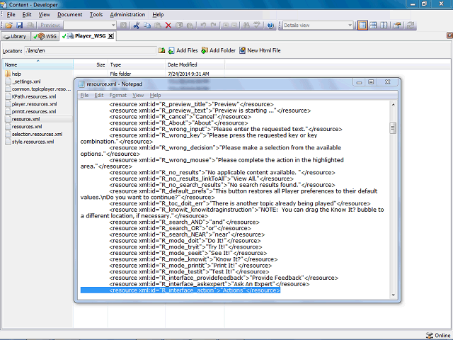 Screen image of this step