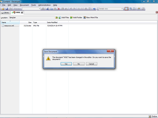Screen image of this step