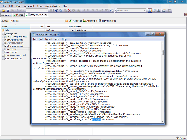 Screen image of this step