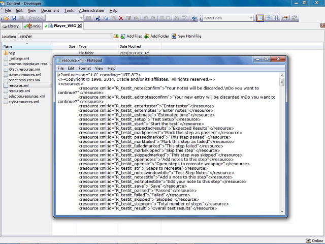 Screen image of this step