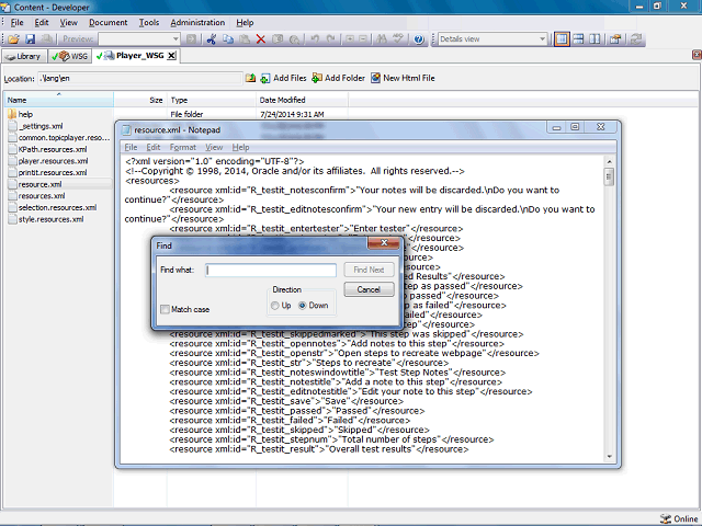 Screen image of this step