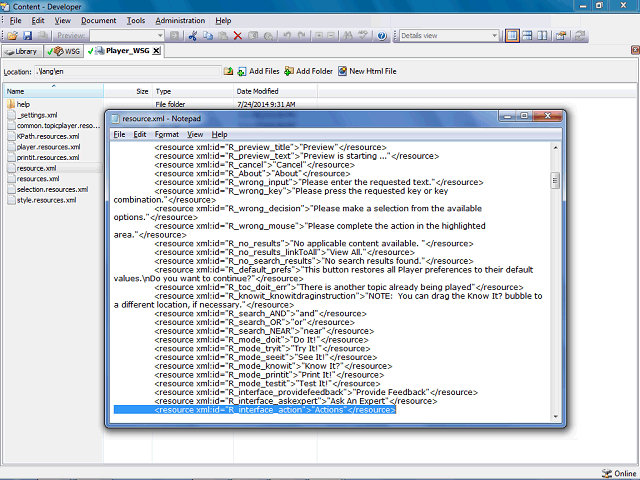 Screen image of this step