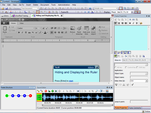 Screen image of this step