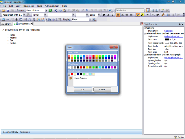 Screen image of this step
