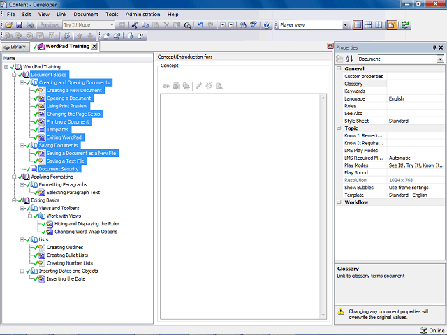 Screen image of this step