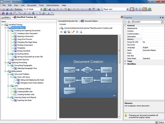 Screen image of this step