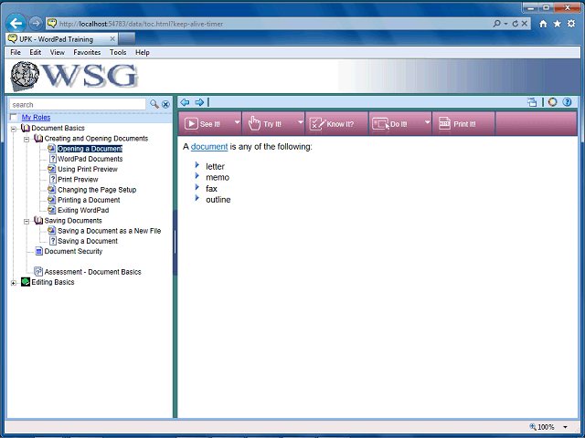 Screen image of this step