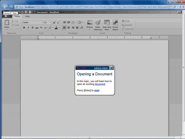 Screen image of this step