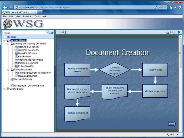 Screen image of this step