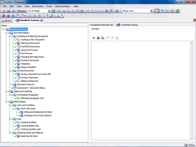 Screen image of this step