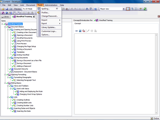 Screen image of this step