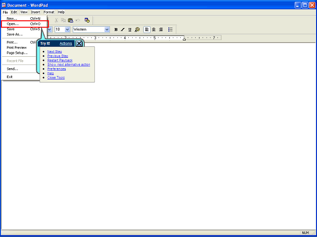 Screen image of this step