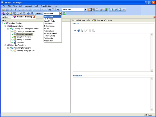 Screen image of this step