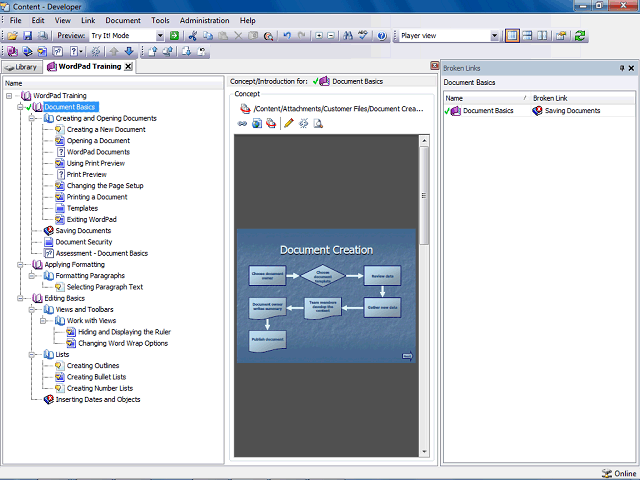 Screen image of this step