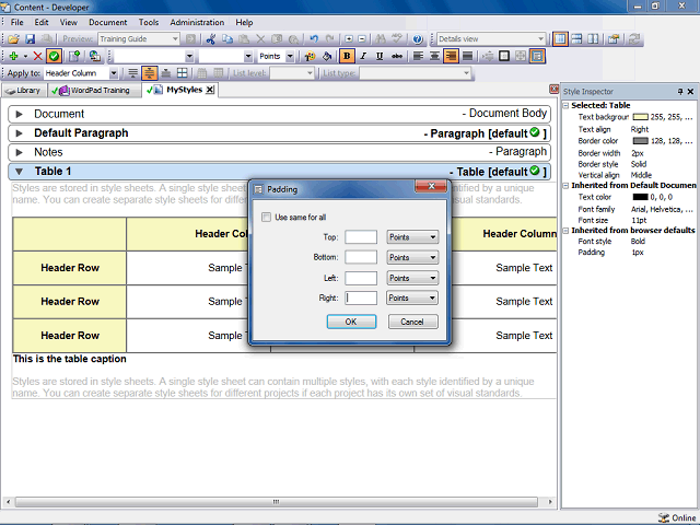 Screen image of this step