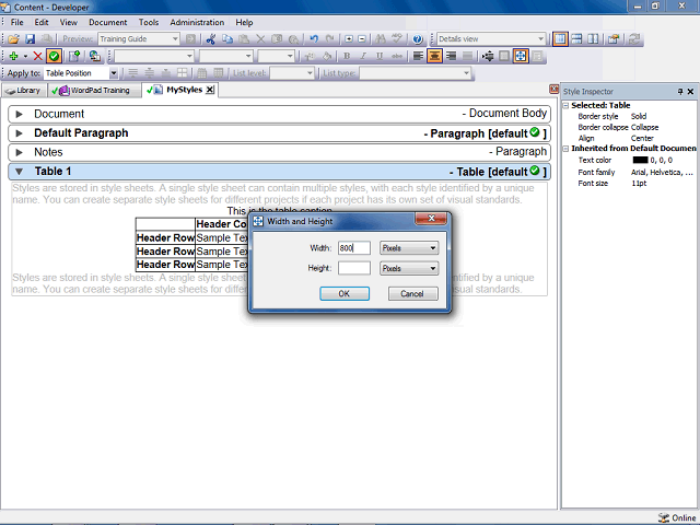 Screen image of this step