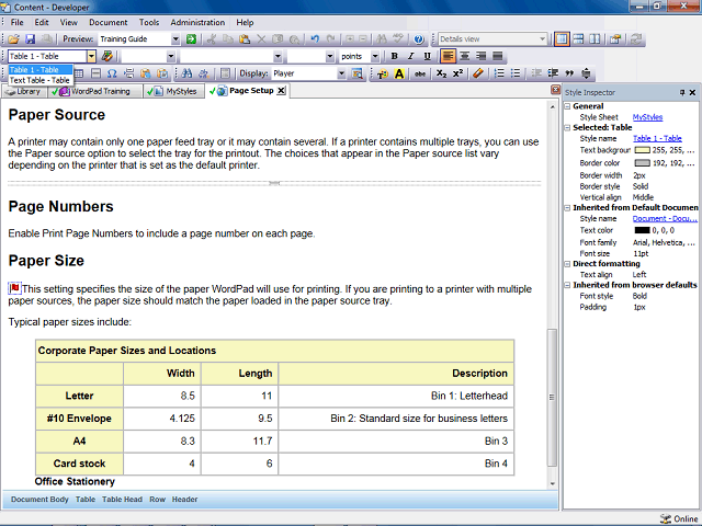 Screen image of this step