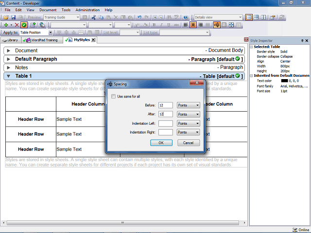 Screen image of this step