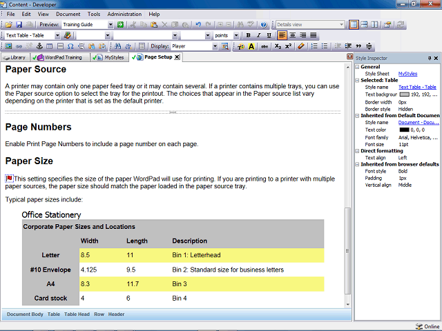 Screen image of this step