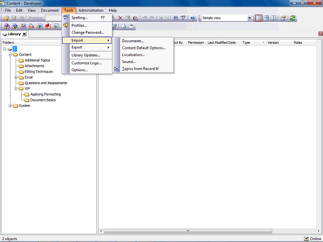 Screen image of this step
