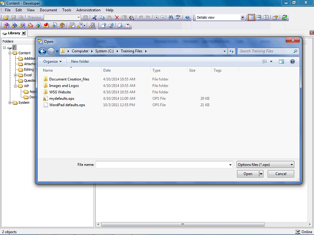 Screen image of this step