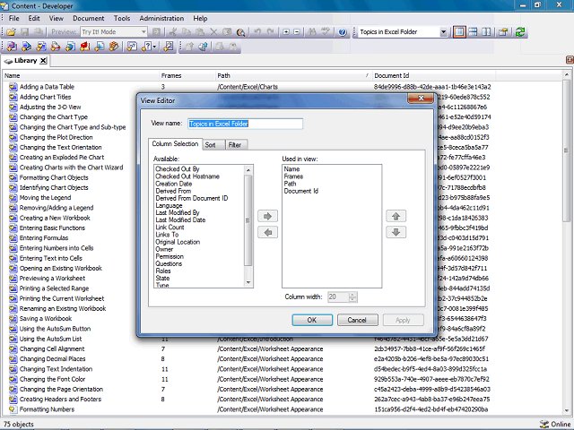 Screen image of this step