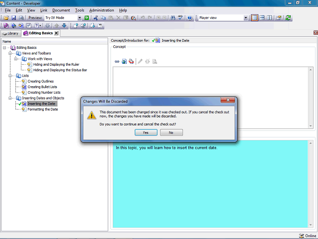 Screen image of this step