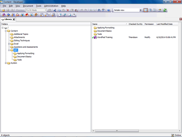 Screen image of this step
